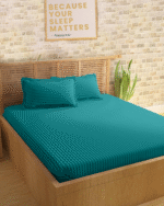 Sleeping Owls Colors210TC 100% Cotton Stripe 1N Super King Bedsheet with 2N Pillow Covers