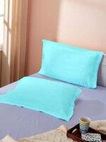 Sleeping Owls 100% Soft Cotton Solids 210TC Plain Set of 2 Pillow Covers