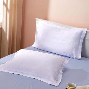 Sleeping Owls 100% Soft Cotton Solids 210TC Plain Set of 2 Pillow Covers