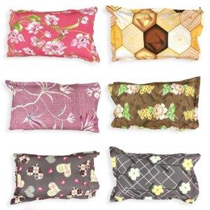 Sleeping Owls 100% Cotton Assorted Printed pillow covers - 46 cm x 68 cm - 2 Pair/4 Pcs