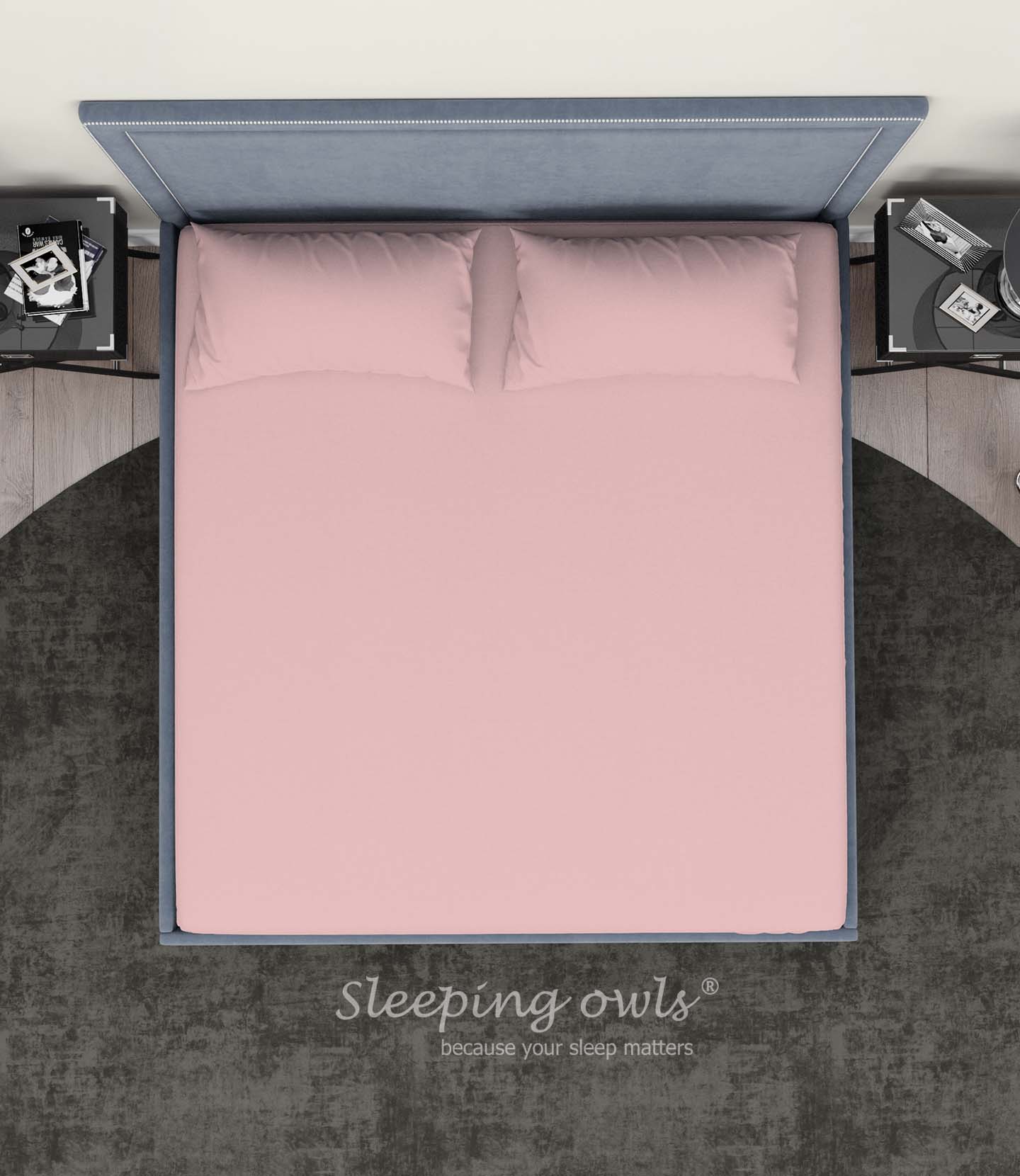 Sleeping Owls Solids Finest 300TC 100% Plain Cotton Super King Bedsheet with 2 pillow Covers Sleeping Owls Solids Finest 300TC 100% Plain Cotton Super King Bedsheet with 2 pillow Covers