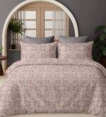 Sleeping Owls Satiny Twill Weave 188TC 100% Soft Cotton Printed 1 Super King Bedsheet with 2 Pillow Covers