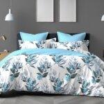 Sleeping Owls Because your sleep matters Perkale 210TC 100% Cotton Printed 1N Doublee Bedsheet with 2N Pillow Covers