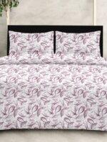 Sleeping Owls Because your sleep matters Perkale 210TC 100% Cotton Printed 1N Doublee Bedsheet with 2N Pillow Covers