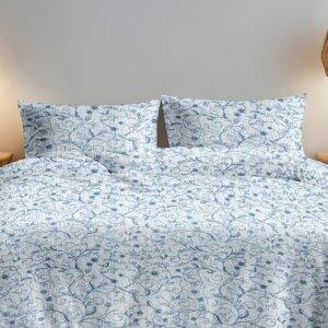 Sleeping Owls Allure 144TC 100% Soft Cotton Printed 1 Double Bedsheet with 2 Pillow Covers