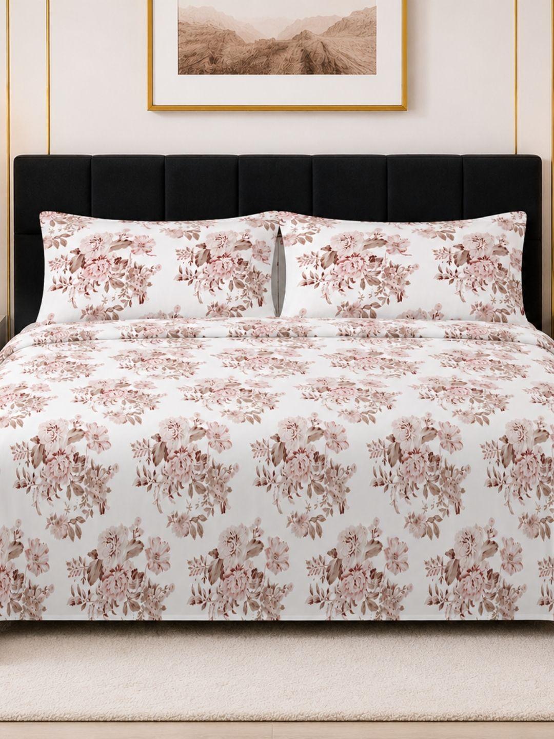 Sleeping Owls Perkale 210TC 100% Soft Cotton Printed 1 Super King Bedsheet with 2 Pillow Covers Sleeping Owls Perkale 210TC 100% Soft Cotton Printed 1 Super King Bedsheet with 2 Pillow Covers