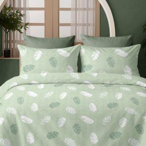 Sleeping Owls Satiny Twill Weave 188TC 100% Soft Cotton Printed 1 Super King Bedsheet with 2 Pillow Covers