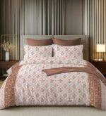 Sleeping Owls 100% Soft Cotton Allure Emperor 188TC Super King Bedsheet With 2 Pillow Covers