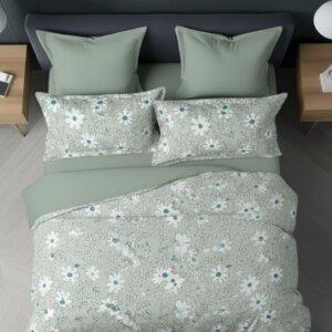 Sleeping Owls 100% Soft Cotton Allure Emperor 188TC Super King Bedsheet With 2 Pillow Covers