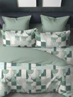 Sleeping Owls 100% Soft Cotton Allure Emperor 188TC Super King Bedsheet With 2 Pillow Covers