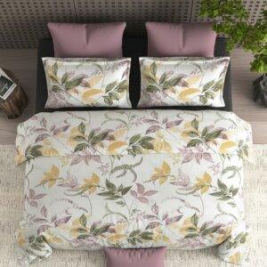 Sleeping Owls 100% Soft Cotton Allure Emperor 188TC Super King Bedsheet With 2 Pillow Covers