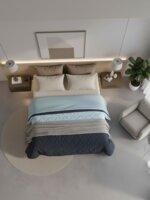 Sleeping Owls Soft Fluffy Micro Solid Plain Reversible Comforters