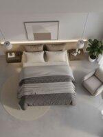 Sleeping Owls 100% Soft Cotton Microfiber Filling Reversible Solid Comforter