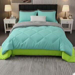 Sleeping Owls 100% Soft Cotton Microfiber Filling Reversible Solid ComforterSleeping Owls 100% Soft Cotton Microfiber Filling Reversible Solid Comforter