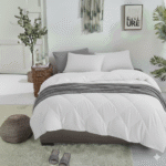 Sleeping Owls 100% Soft Cotton Microfiber Filling Solid Plain Comforter