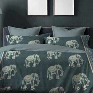 Sleeping Owls Grandeur Printed 210TC 100% Soft Cotton Printed 1 Super King Bedsheet with 2 Pillow Covers