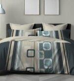 Sleeping Owls Grandeur Printed 210TC 100% Soft Cotton Printed 1 Super King Bedsheet with 2 Pillow Covers