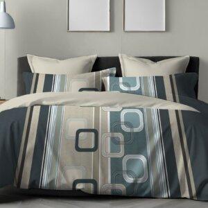 Sleeping Owls Grandeur Printed 210TC 100% Soft Cotton Printed 1 Super King Bedsheet with 2 Pillow Covers