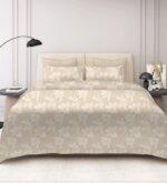 Sleeping Owls 100% Soft Mercerized Cotton Printed Imperial Grace 300TC Super King Bedsheet With 2 Pillow Covers