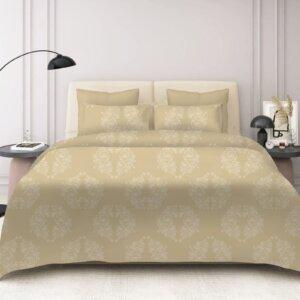 Sleeping Owls 100% Soft Mercerized Cotton Printed Imperial Grace 300TC Super King Bedsheet With 2 Pillow Covers