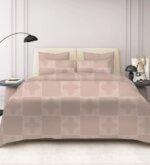 Sleeping Owls 100% Soft Mercerized Cotton Printed Imperial Grace 300TC Super King Bedsheet With 2 Pillow Covers