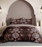 Sleeping Owls Grandeur Printed 210TC 100% Soft Cotton Printed 1 Super King Bedsheet with 2 Pillow Covers