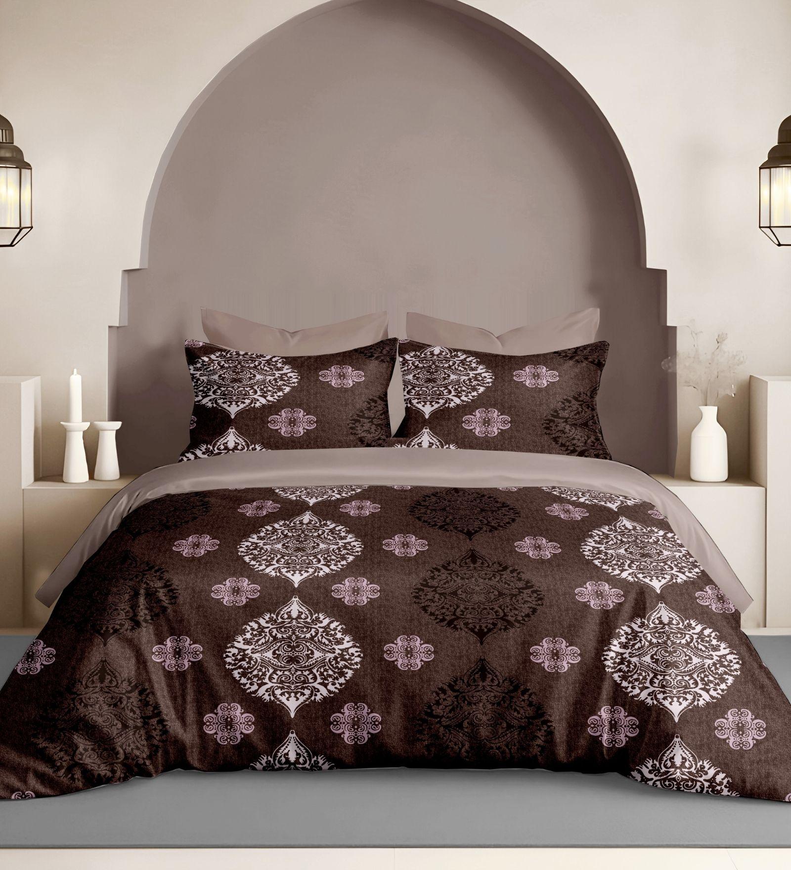 Sleeping Owls Grandeur Printed 210TC 100% Soft Cotton Printed 1 Super King Bedsheet with 2 Pillow Covers Sleeping Owls Grandeur Printed 210TC 100% Soft Cotton Printed 1 Super King Bedsheet with 2 Pillow Covers