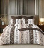 Sleeping Owls 100% Soft Cotton Allure Emperor 188TC Super King Bedsheet With 2 Pillow Covers