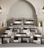 Sleeping Owls Grandeur Printed 210TC 100% Soft Cotton Printed 1 Super King Bedsheet with 2 Pillow Covers