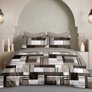 Sleeping Owls Grandeur Printed 210TC 100% Soft Cotton Printed 1 Super King Bedsheet with 2 Pillow Covers