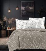 Sleeping Owls VBC Printed 300TC 100% Soft Cotton Printed 1 Super King Bedsheet with 2 Coordinate Pillow Covers