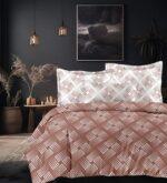 Sleeping Owls VBC Printed 300TC 100% Soft Cotton Printed 1 Super King Bedsheet with 2 Coordinate Pillow Covers