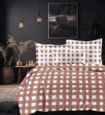 Sleeping Owls VBC Printed 300TC 100% Soft Cotton Printed 1 Super King Bedsheet with 2 Coordinate Pillow Covers