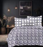 Sleeping Owls VBC Printed 300TC 100% Soft Cotton Printed 1 Super King Bedsheet with 2 Coordinate Pillow Covers