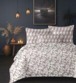 Sleeping Owls VBC Printed 300TC 100% Soft Cotton Printed 1 Super King Bedsheet with 2 Coordinate Pillow Covers