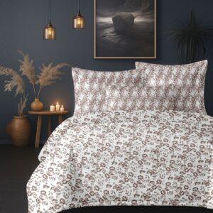 Sleeping Owls VBC Printed 300TC 100% Soft Cotton Printed 1 Super King Bedsheet with 2 Coordinate Pillow Covers