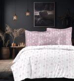 Sleeping Owls VBC Printed 300TC 100% Soft Cotton Printed 1 Super King Bedsheet with 2 Coordinate Pillow Covers