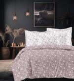 Sleeping Owls VBC Printed 300TC 100% Soft Cotton Printed 1 Super King Bedsheet with 2 Coordinate Pillow Covers