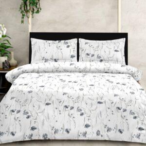Sleeping Owls Perkale 210TC 100% Soft Cotton Printed 1 Super King Bedsheet with 2 Pillow Covers