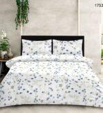 Sleeping Owls Perkale 210TC 100% Soft Cotton Printed 1 Super King Bedsheet with 2 Pillow Covers