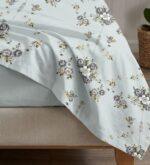 Sleeping Owls Perkale 210TC 100% Soft Cotton Printed 1 Super King Bedsheet with 2 Pillow Covers