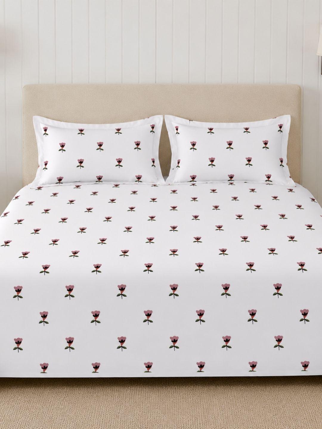 Sleeping Owls Perkale 210TC 100% Soft Cotton Printed 1 Super King Bedsheet with 2 Pillow Covers Sleeping Owls Perkale 210TC 100% Soft Cotton Printed 1 Super King Bedsheet with 2 Pillow Covers