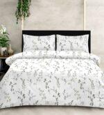 Sleeping Owls Perkale 210TC 100% Soft Cotton Printed 1 Super King Bedsheet with 2 Pillow Covers