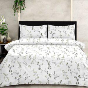 Sleeping Owls Perkale 210TC 100% Soft Cotton Printed 1 Super King Bedsheet with 2 Pillow Covers
