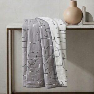 Sleeping Owls Premium 300TC 100% Pure Cotton Printed Reversible Dohar Set