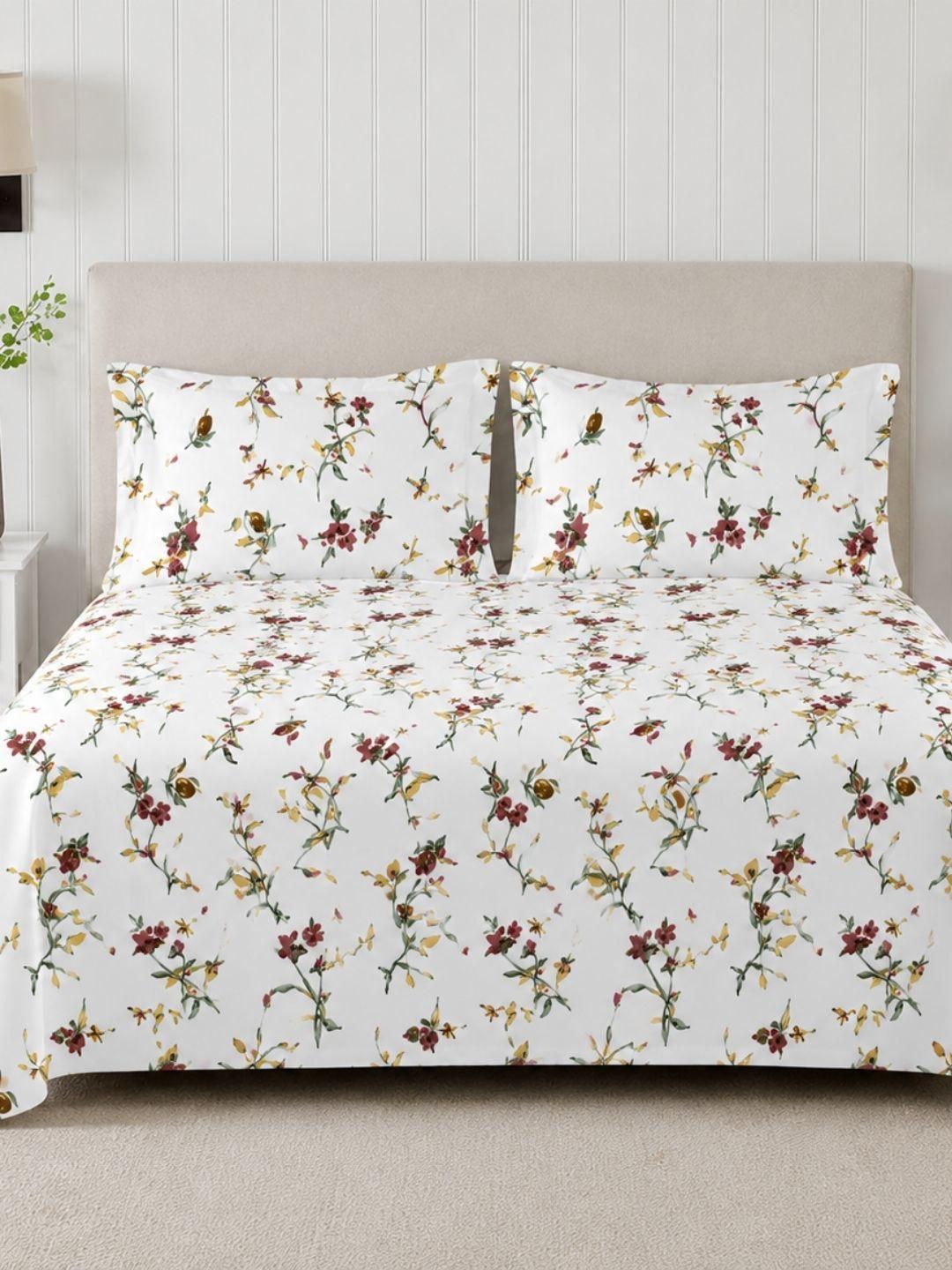 Sleeping Owls Perkale 210TC 100% Soft Cotton Printed 1 Super King Bedsheet with 2 Pillow Covers Sleeping Owls Perkale 210TC 100% Soft Cotton Printed 1 Super King Bedsheet with 2 Pillow Covers