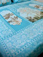 Sleeping Owls Orabella 300TC Digital Print Bedsheet by Sleeping Owls | 100% Cotton Luxury Bedding Set