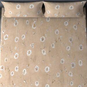 Sleeping Owls 100% Soft Cotton Allure Emperor 210TC Super King Bedsheet With 2 Pillow Covers