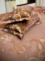 Sleeping Owls Orabella 300TC Digital Print Bedsheet by Sleeping Owls | 100% Cotton Luxury Bedding Set