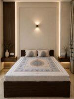 Sleeping Owls Orabella 300TC Digital Print Bedsheet by Sleeping Owls | 100% Cotton Luxury Bedding Set